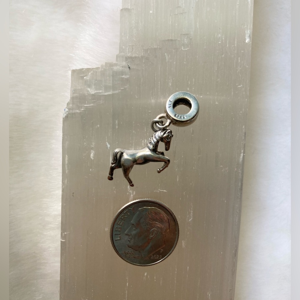 Sterling Silver Pandora Horse Charm Retired with S925 ALE stamp of authenticity!